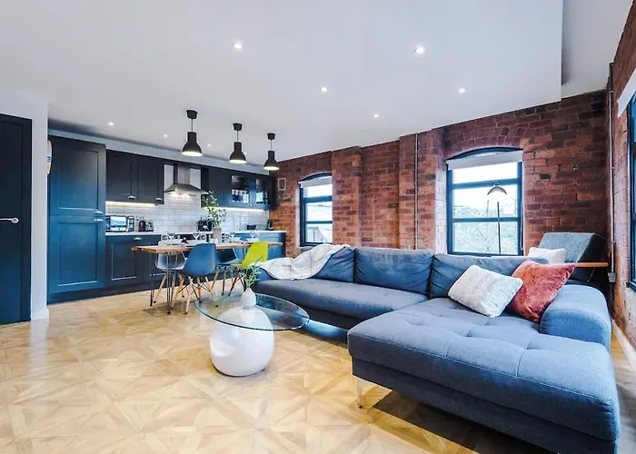 Modern 2-bed Flat In - Sleeps 6 * 리즈